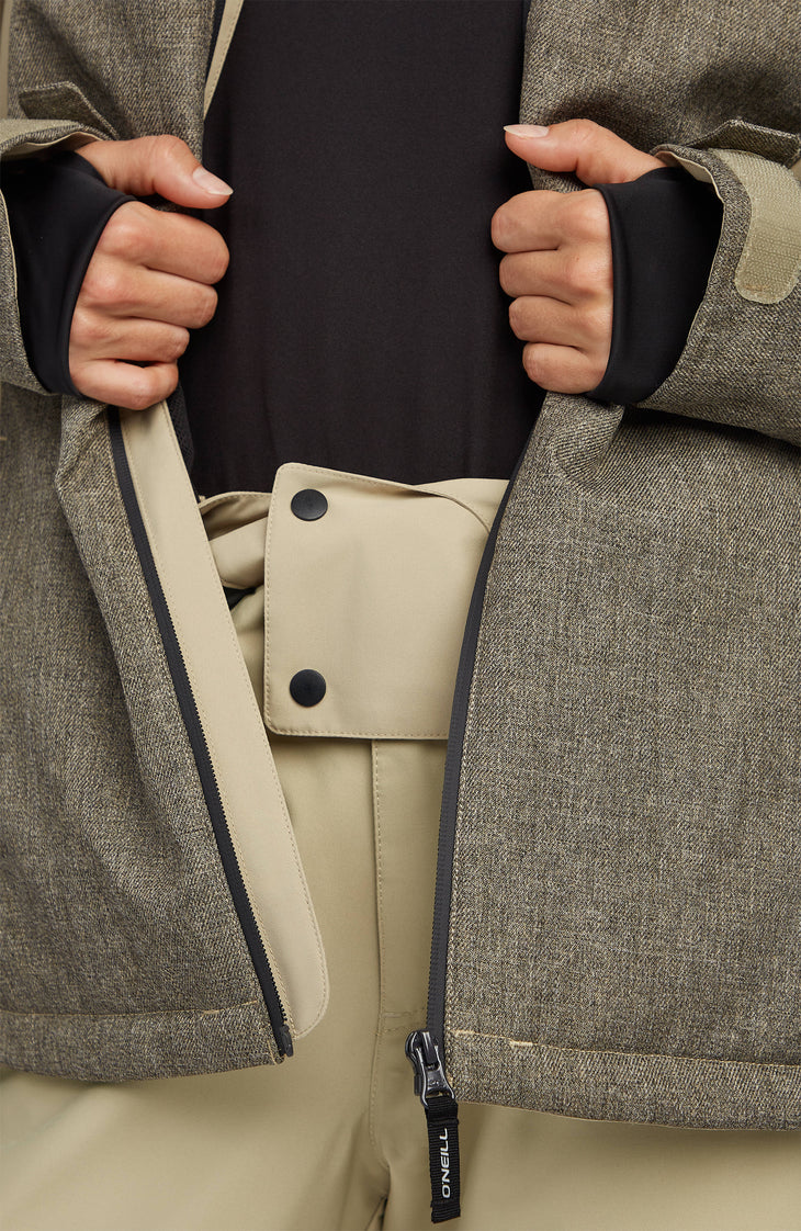 FWC'Cruz Melange Skijacke | Olive Blush