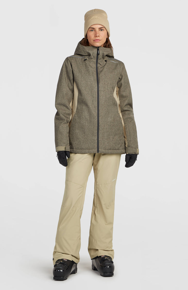 FWC'Cruz Melange Skijacke | Olive Blush