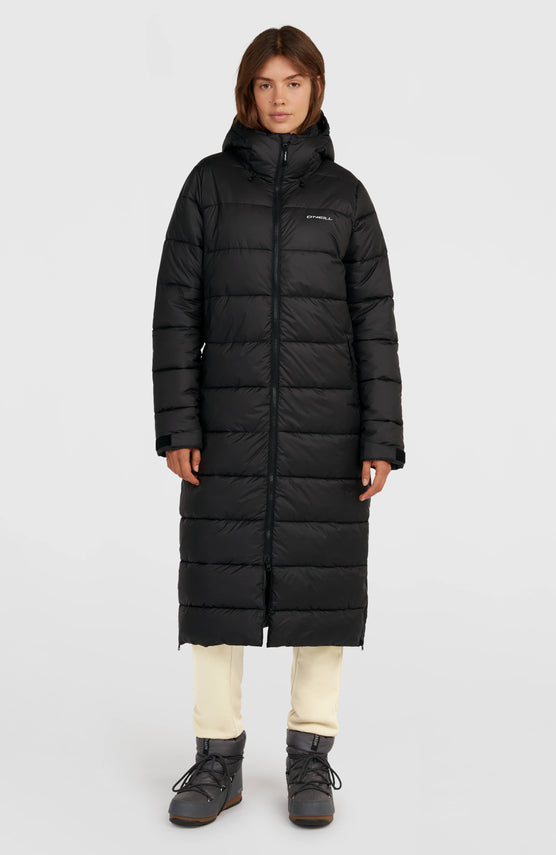 Lange Must-Have Steppjacke | Black Out