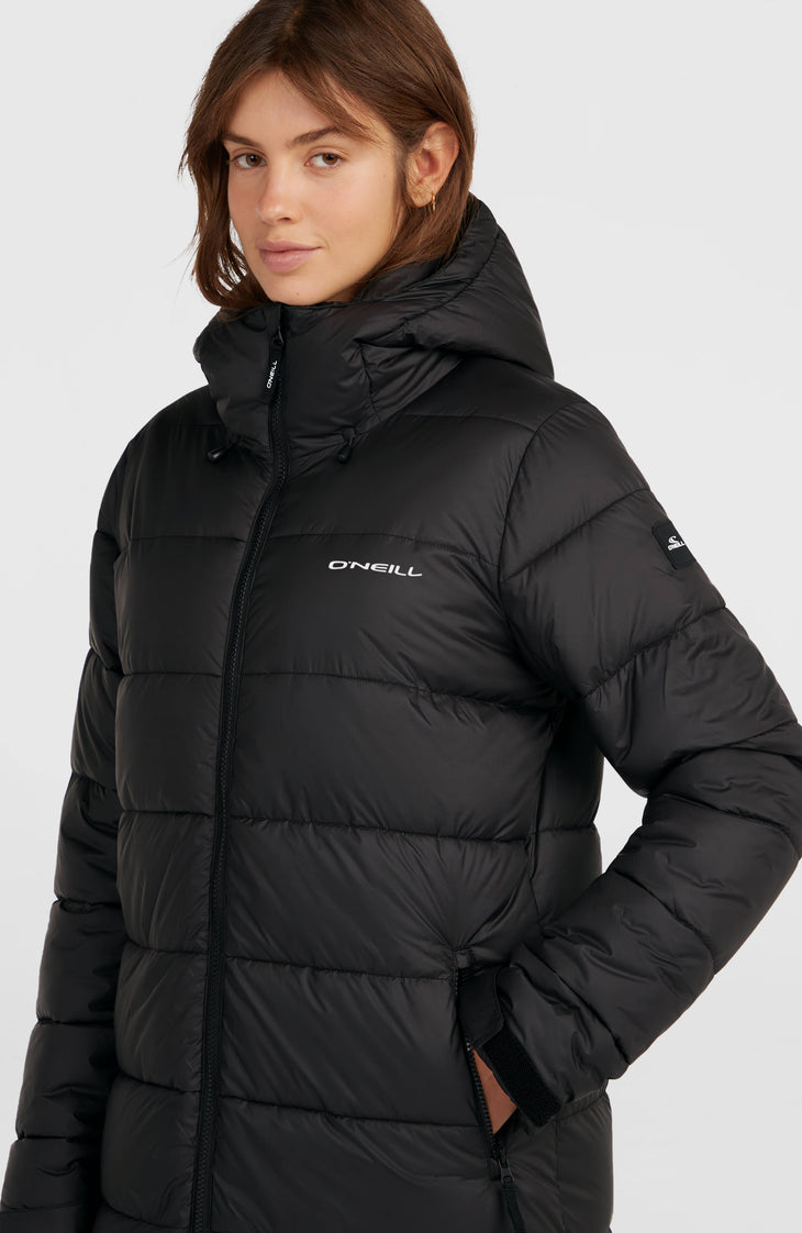 Lange Must-Have Steppjacke | Black Out