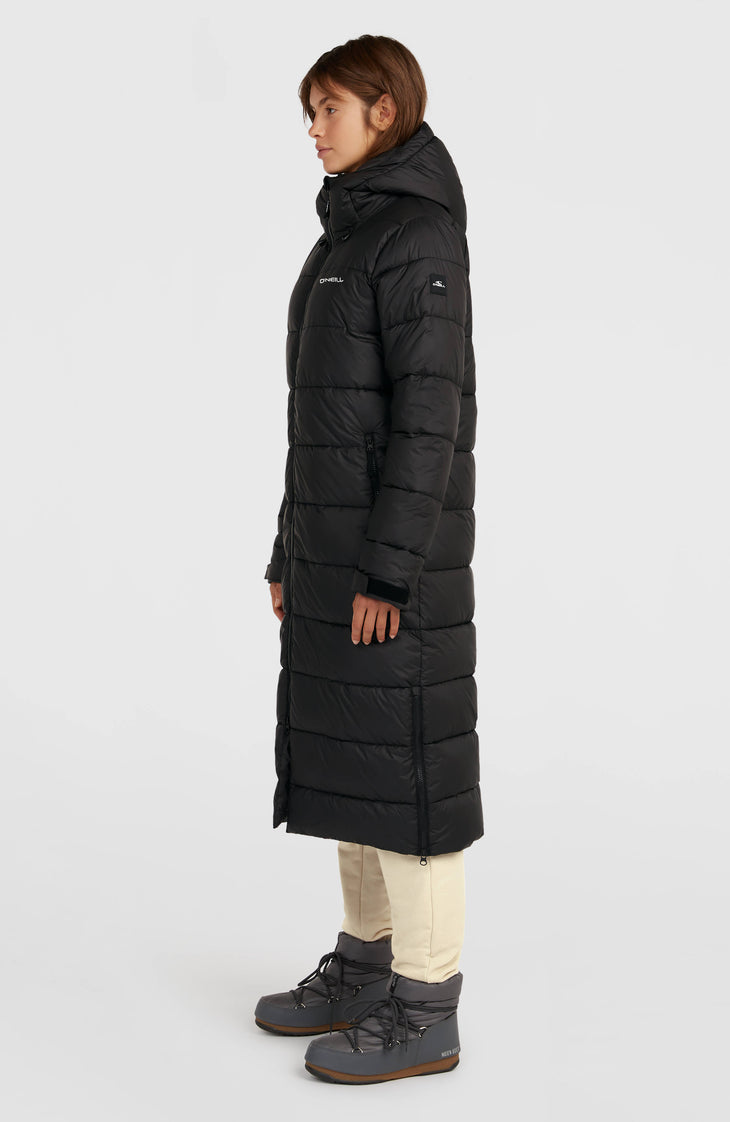 Lange Must-Have Steppjacke | Black Out