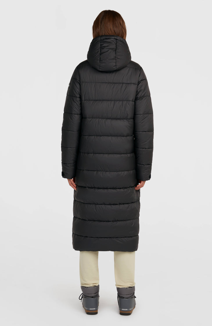 Lange Must-Have Steppjacke | Black Out