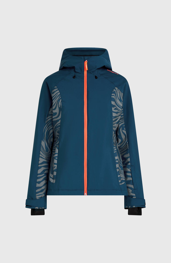 FWC'Cruz Duo Skijacke | Blue Swirl Zebra