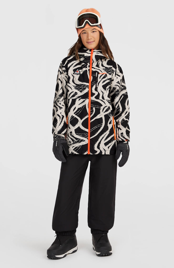 FWC'Play Park Ski- und Snowboardjacke | White Snowtracks