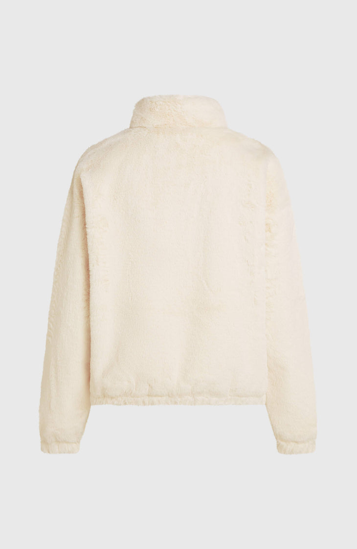O'Neill Must-Have Faux Fur Jacke mit Reißverschluss | Linen White