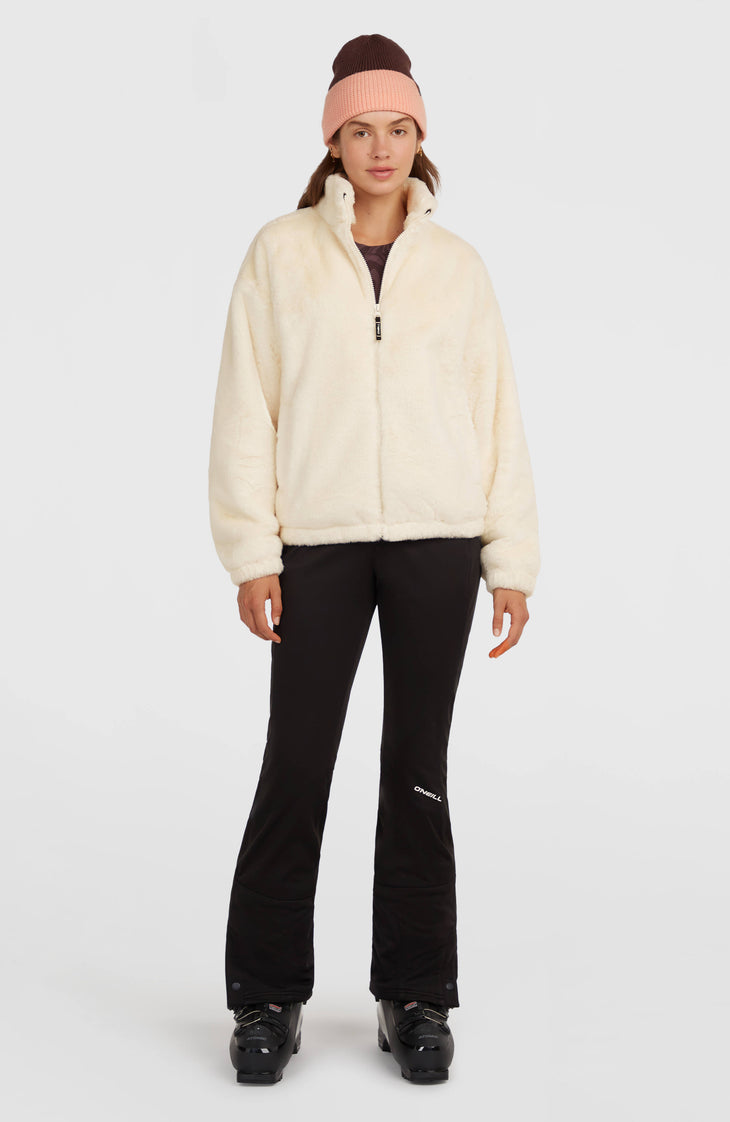 O'Neill Must-Have Faux Fur Jacke mit Reißverschluss | Linen White