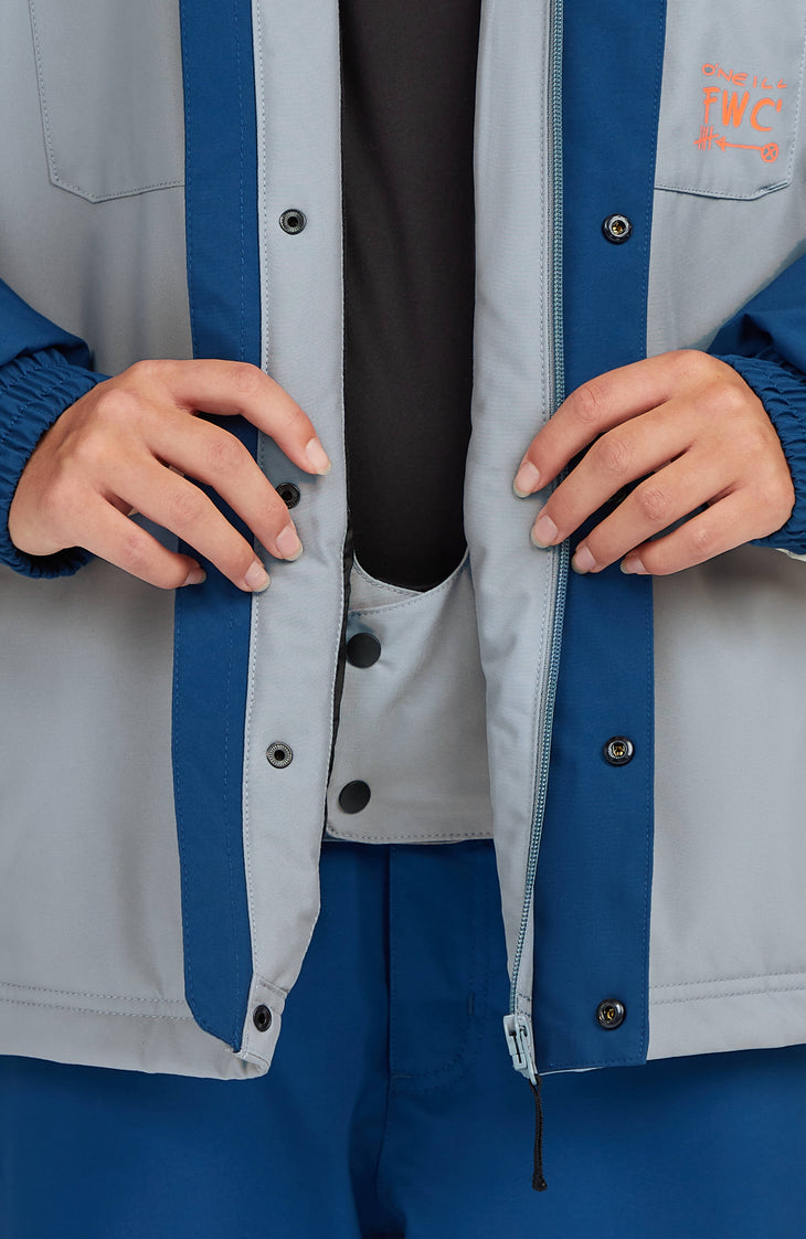 FWC'Play Shacket Ski- und Snowboardjacke | Regal Blue Colour Block