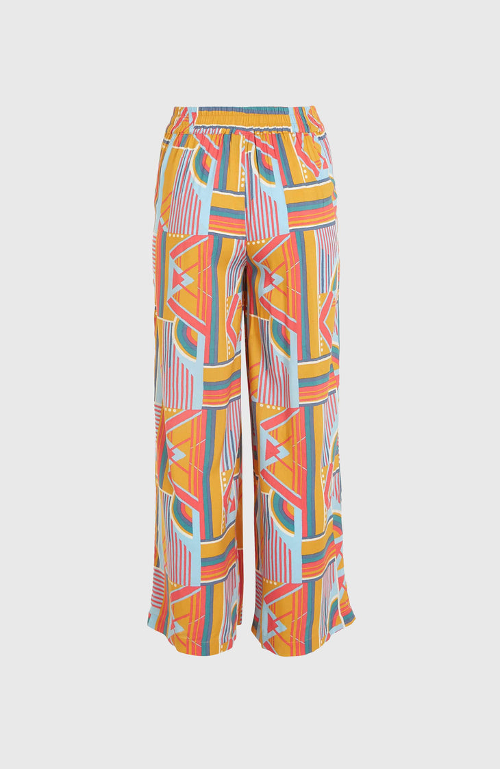Farrah Women of the Wave Woven Hose | Yellow Art Geo