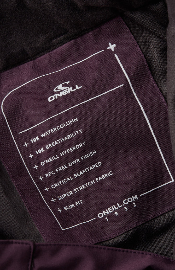 Star Slim Skihose | Aubergine