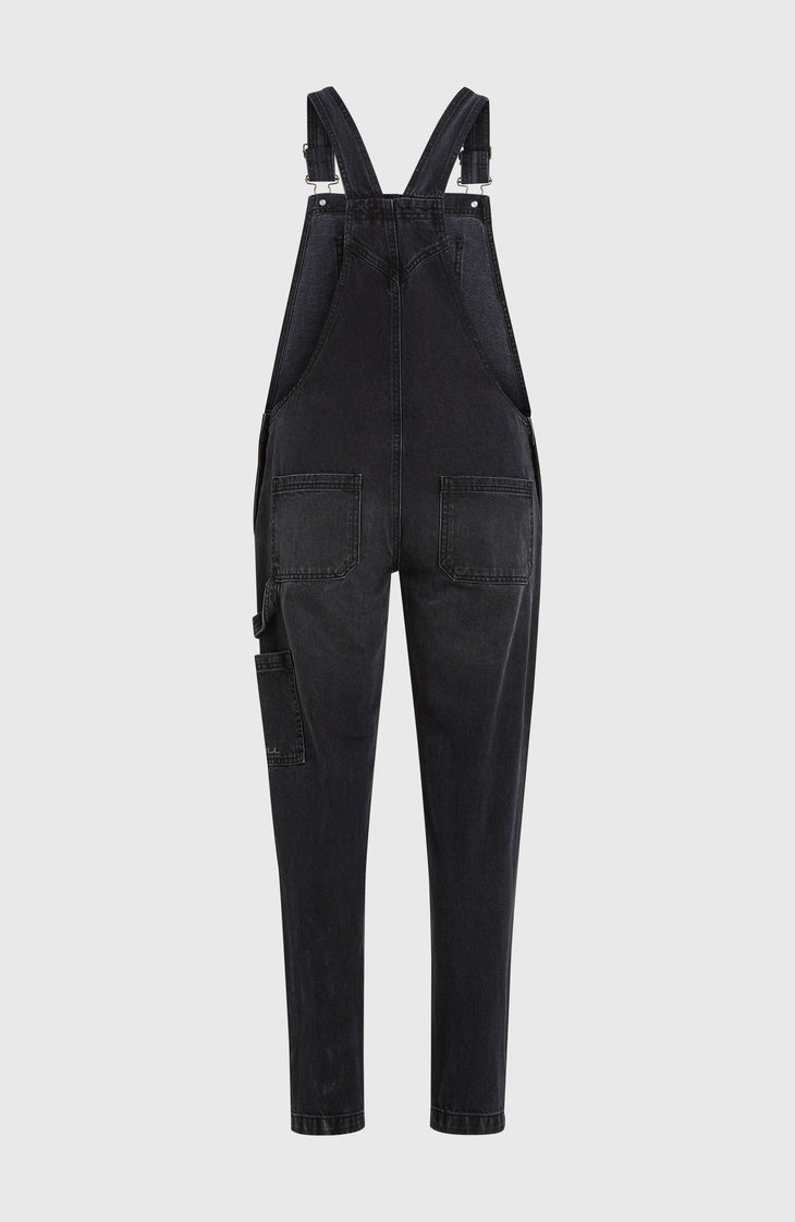 Essentials Twill-Latzhose | Black Out