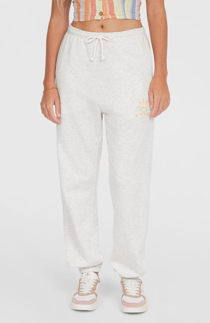 Beach Vintage Jogginghose | White Melange