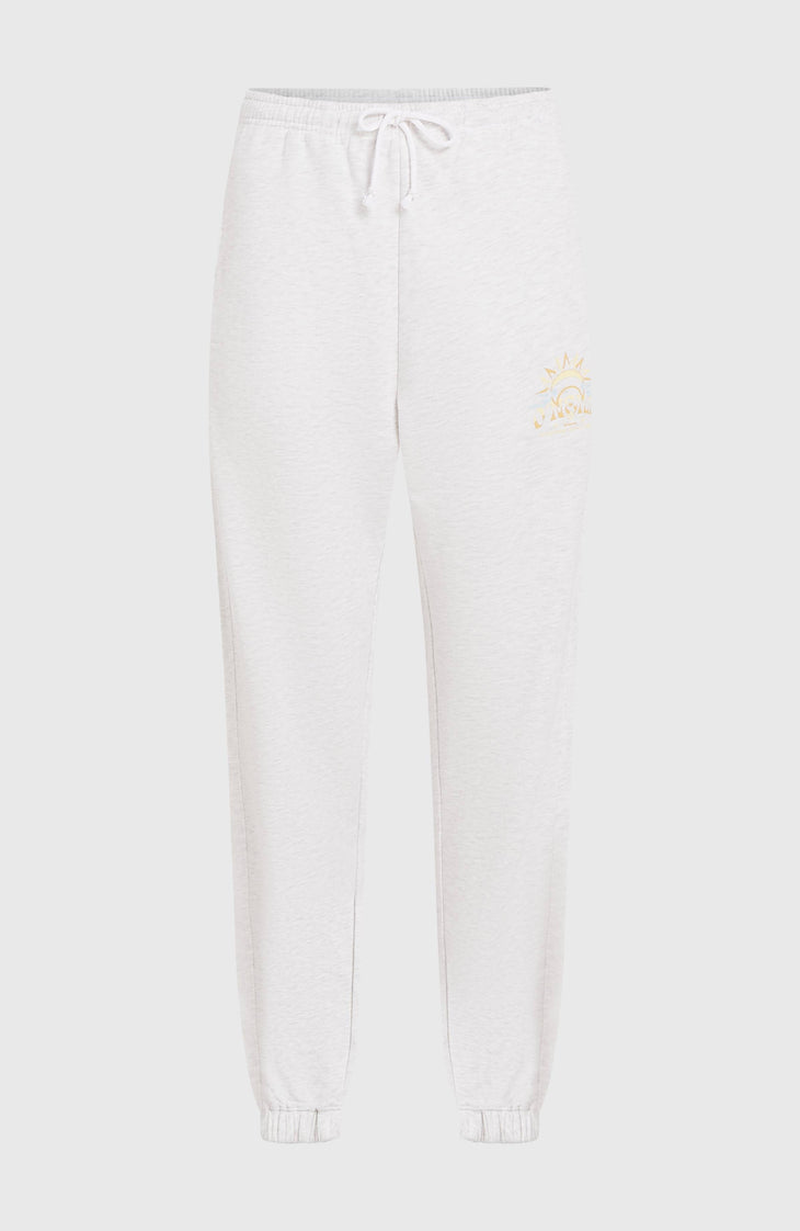 Beach Vintage Jogginghose | White Melange