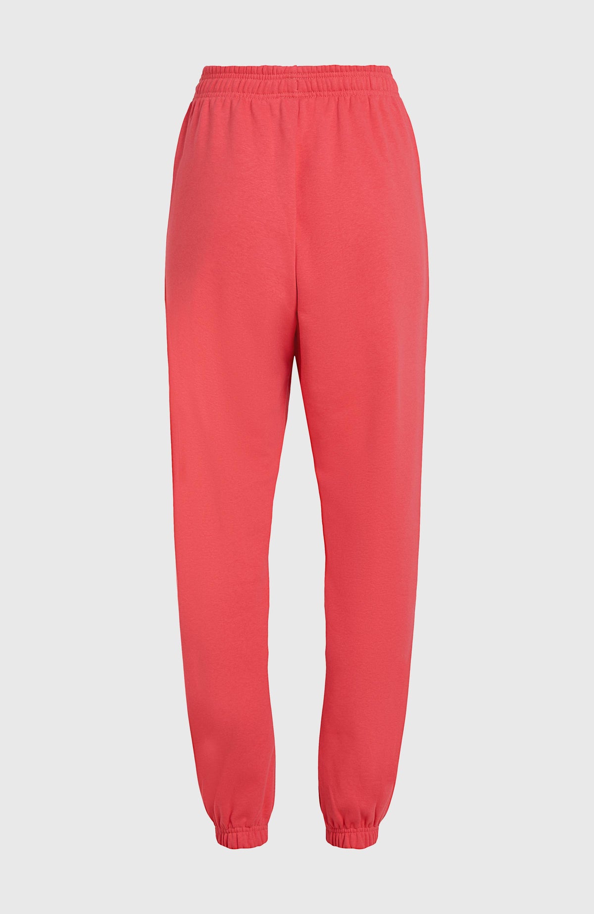 Pinke Future Surf Society Jogginghose für Damen, freigestellt von hinten mit elastischem Bund und Bündchen