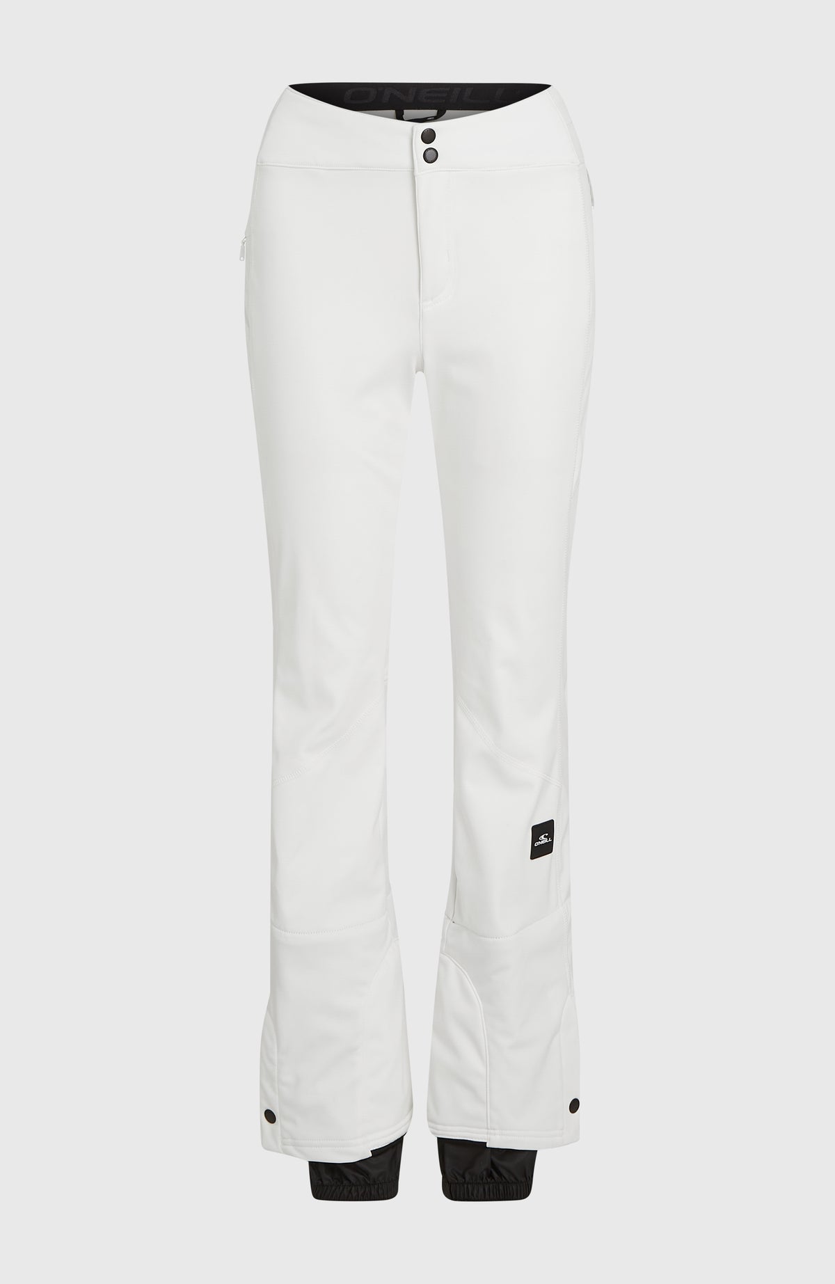 FWC'Cruz Softshell-Skihose für Damen, weiß, freigestellt von vorne