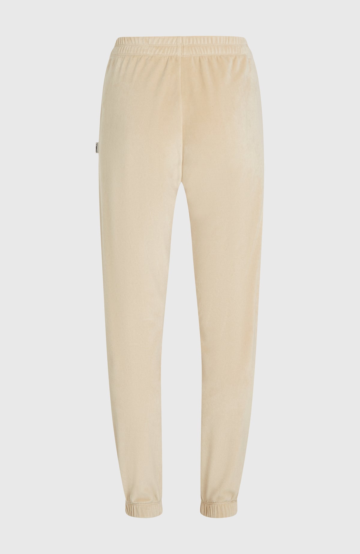 FWC'Cruz Velour Jogginghose für Damen, beige, freigestellt von hinten