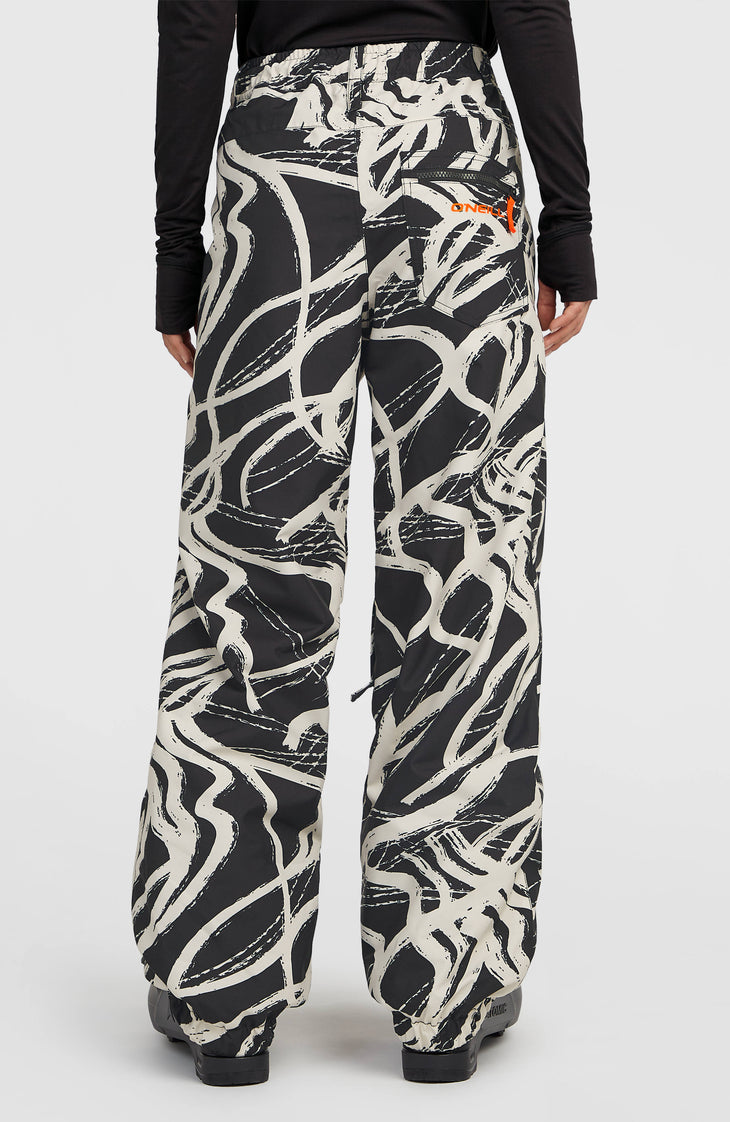 FWC Oversized Ski- und Snowboardhose | White Snowtracks