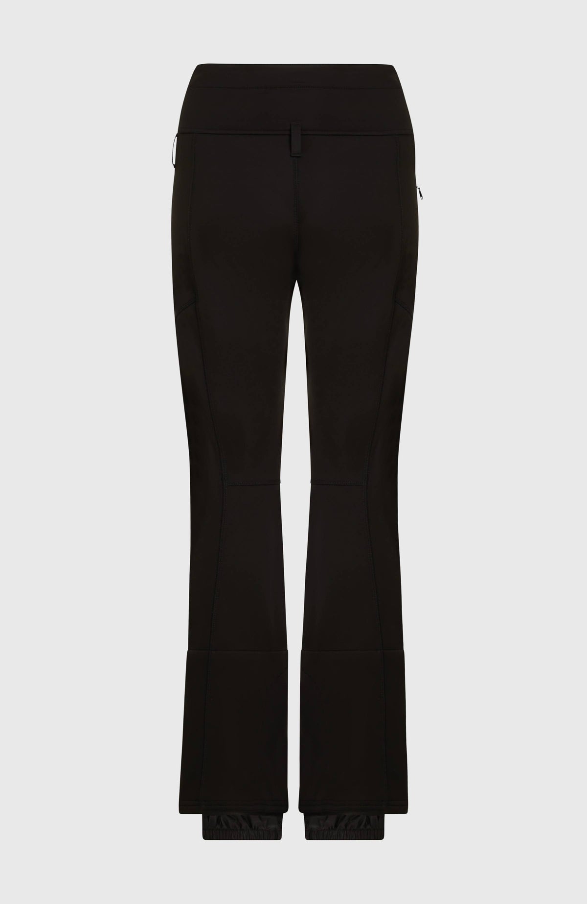 FWC'Cruz Softshell-Skihose für Damen in Schwarz, freigestellt von hinten