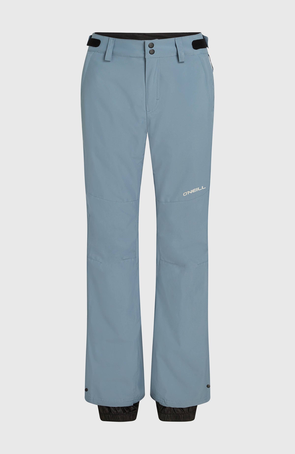 FWC'Cruz Regular Skihose für Damen, blau, freigestellt von vorne mit Schneefang am Saum