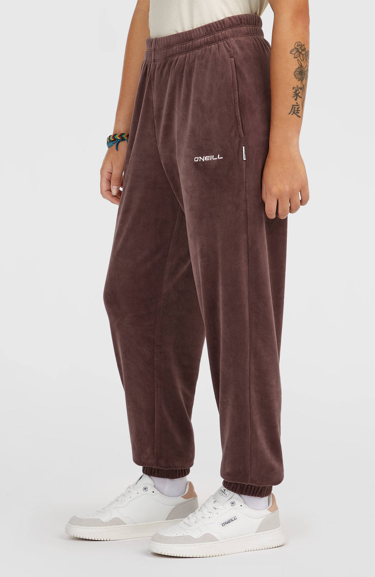 FWC'Cruz Velour Jogginghose | Purple Gray