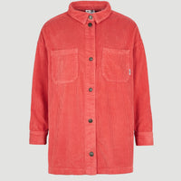 Cord-Overshirt | Red Orcher