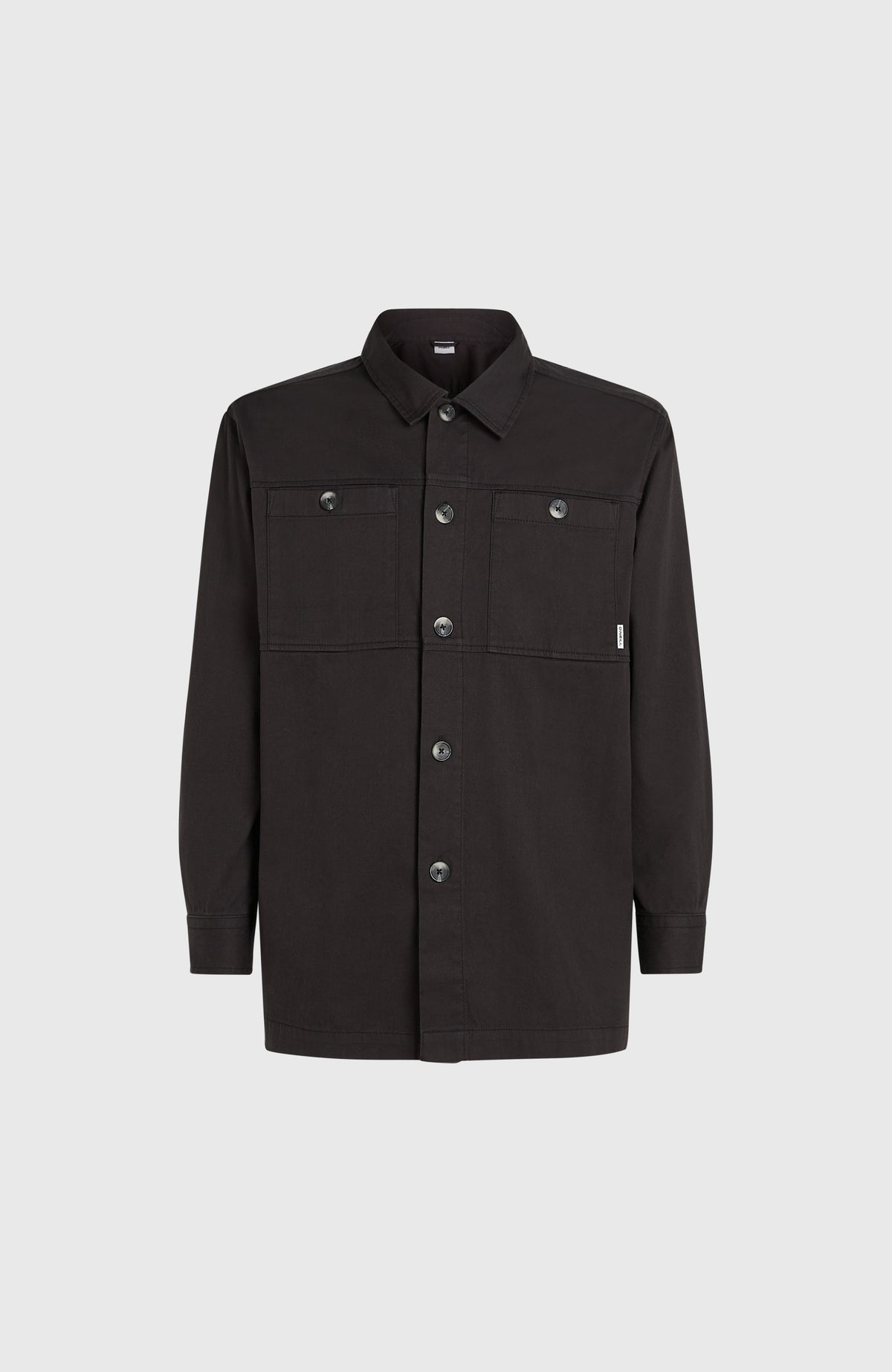 Twill-Overshirt | Black Out
