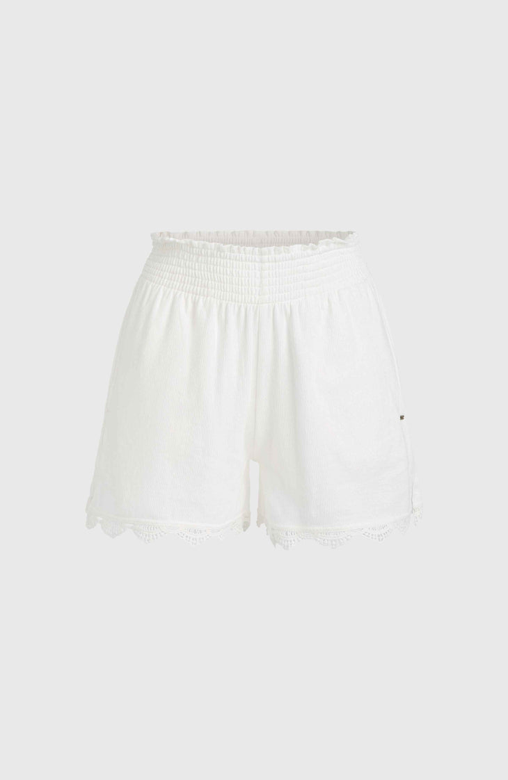 Essentials Ava Smocked Shorts | Snow White