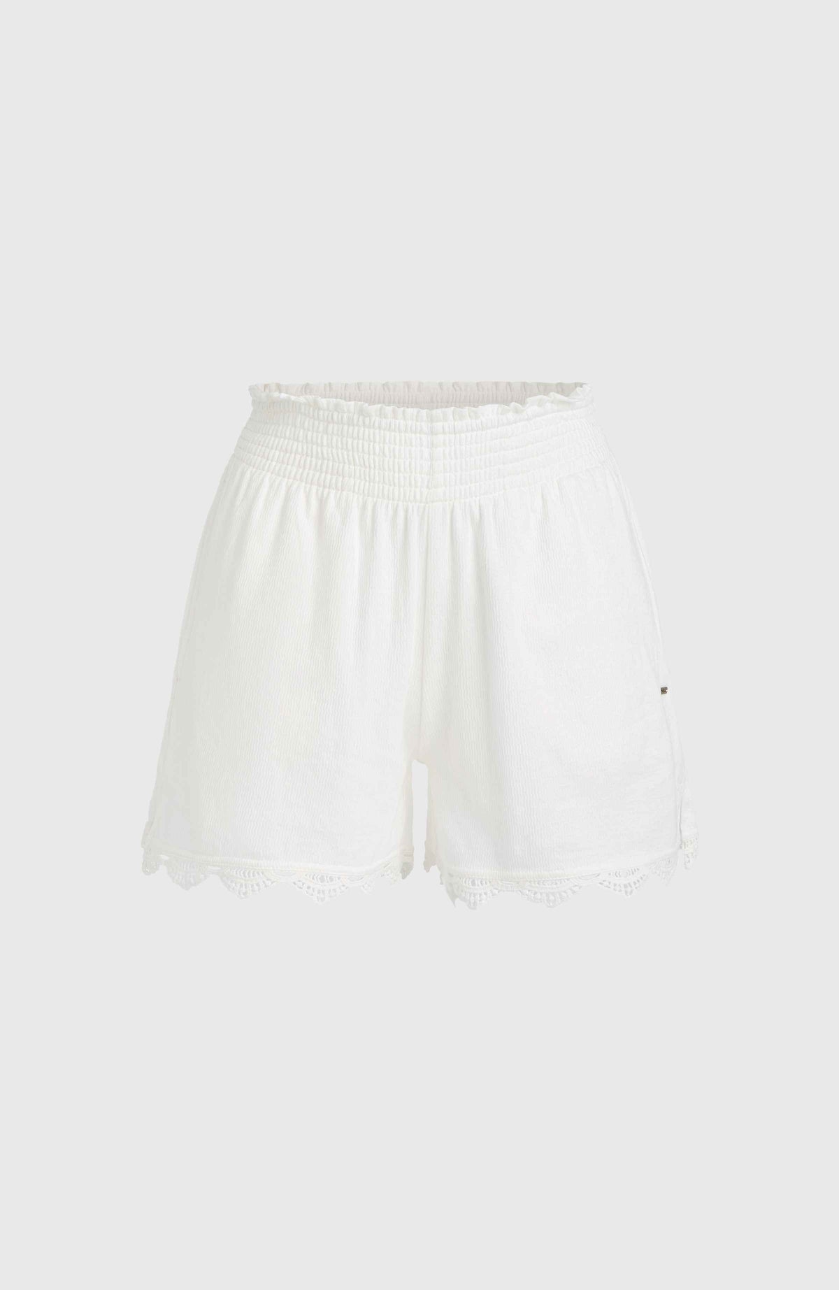 Essentials Ava Smocked Shorts | Snow White