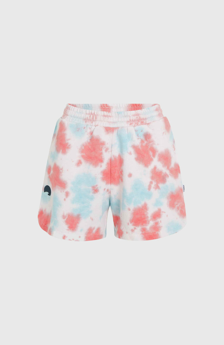 Women of the Wave Sweatshorts | Pink Ice Cube Tie Dye