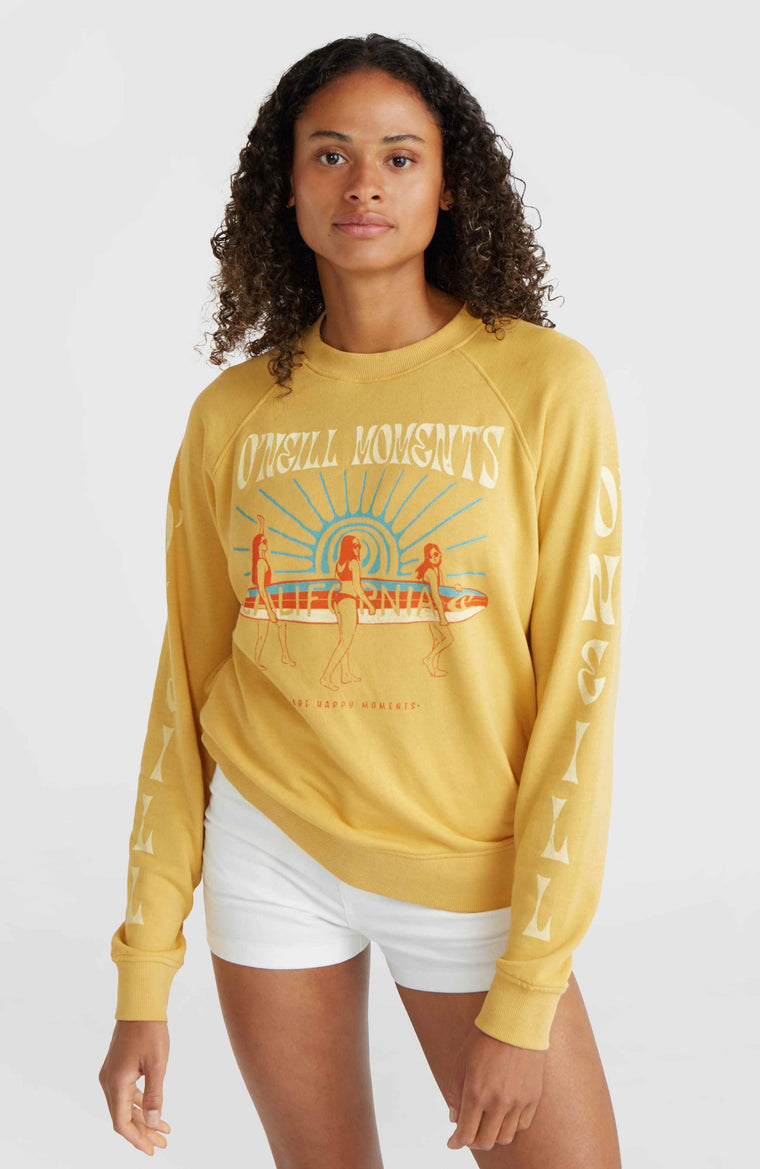 O'Neill Beach Vintage Crew Sweatshirt | Golden Haze O'Neill Beach Vintage Crew Sweatshirt | Golden Haze