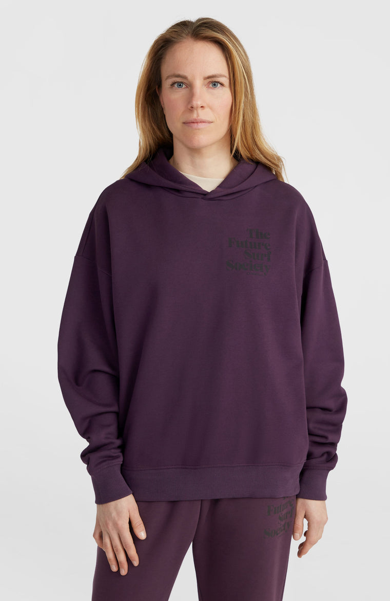 Future Surf Society Hoodie | Aubergine Future Surf Society Hoodie | Aubergine