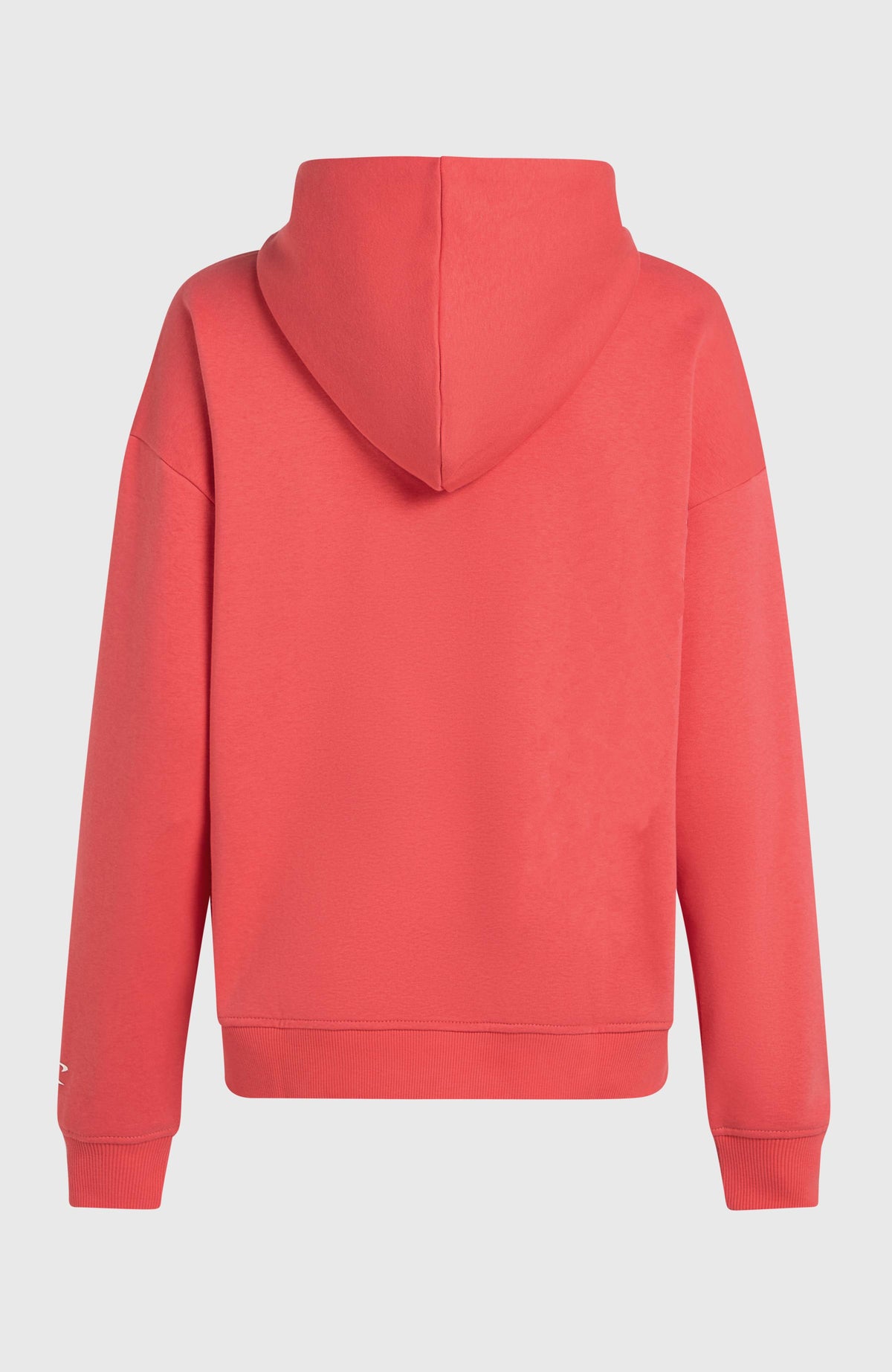 Future Surf Society Hoodie für Damen, pink, freigestellt von hinten mit Kapuze