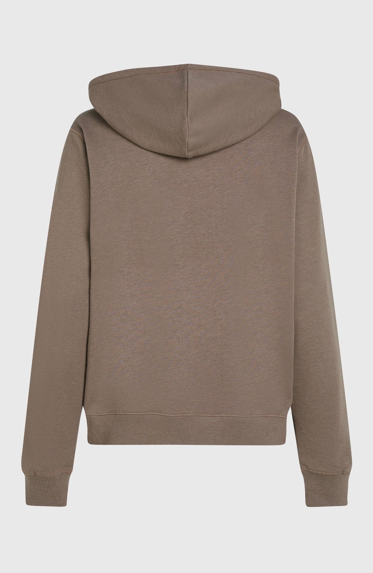 Essentials O'Neill Script Hoodie für Damen, braun, freigestellt von hinten