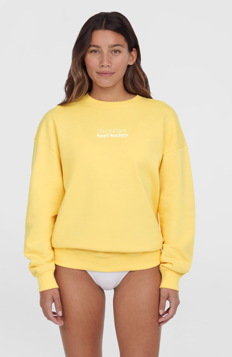 Future Surf Crew Sweatshirt | Tender Buttercup Future Surf Crew Sweatshirt | Tender Buttercup