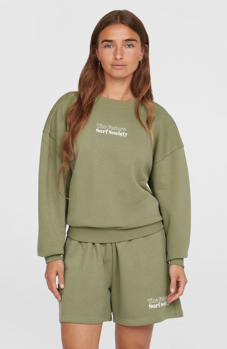 Future Surf Crew Sweatshirt | Avery Fern Future Surf Crew Sweatshirt | Avery Fern