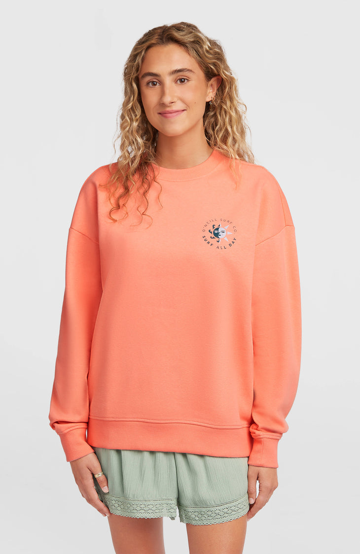 Summer Must-Have Crewneck Sweatshirt | Funky Peach