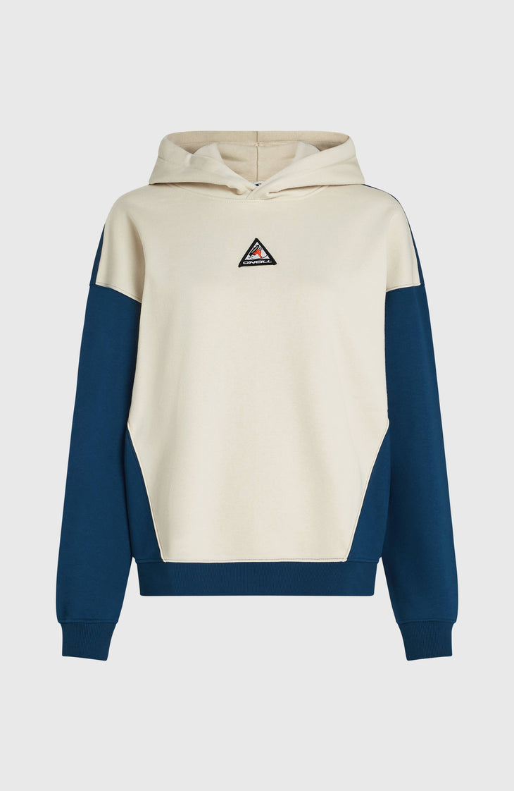 FWC'Play Hoodie | Linen White Colour Block