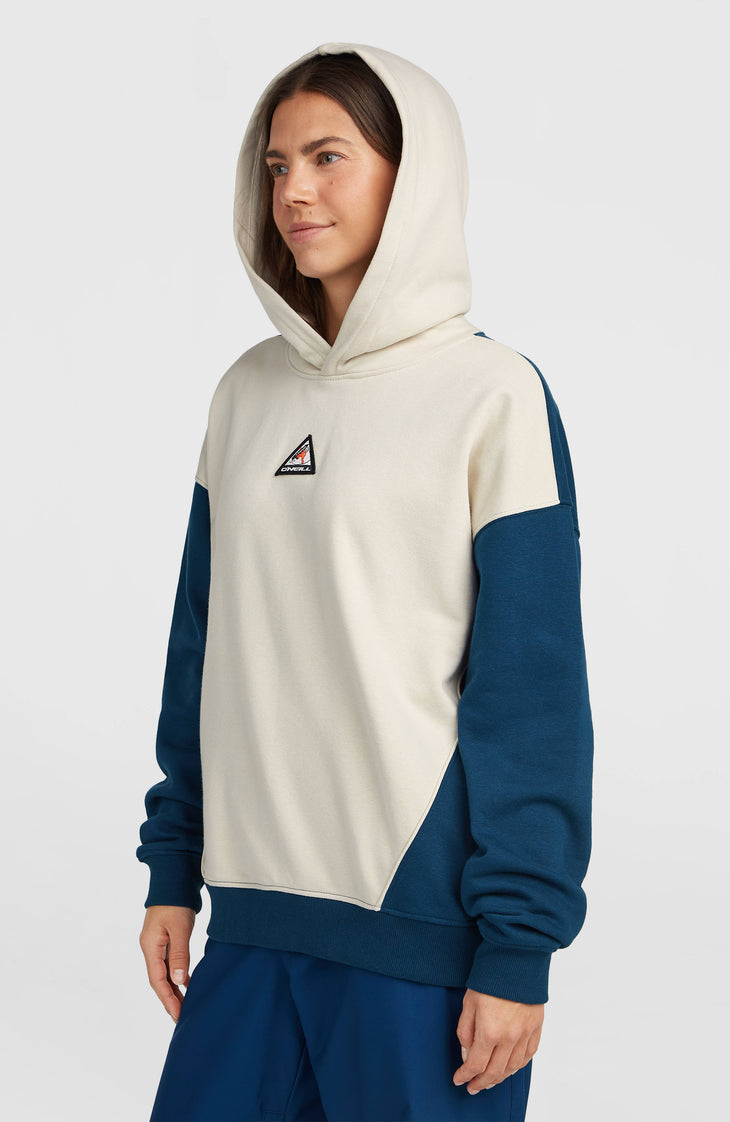 FWC'Play Hoodie | Linen White Colour Block