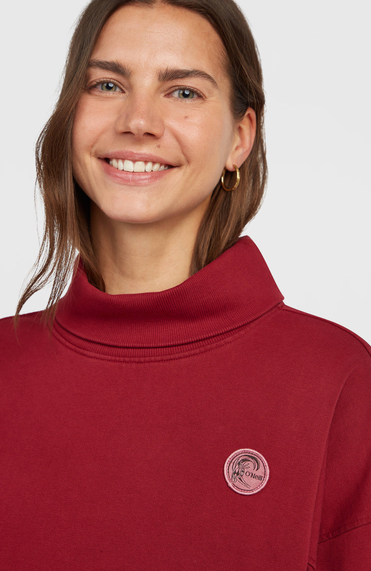 O'Riginals Crew Sweatshirt mit hohem Kragen | Tamarillo