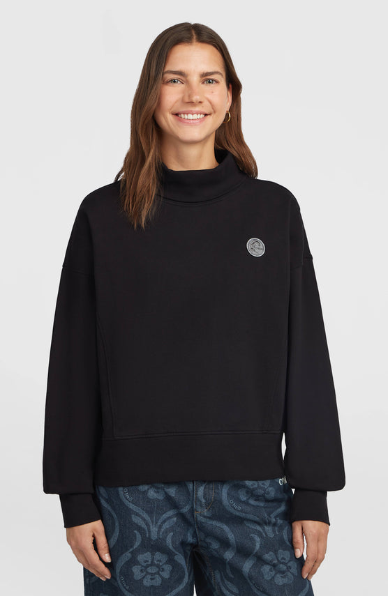 O'Riginals Crew Sweatshirt mit hohem Kragen | Black Out