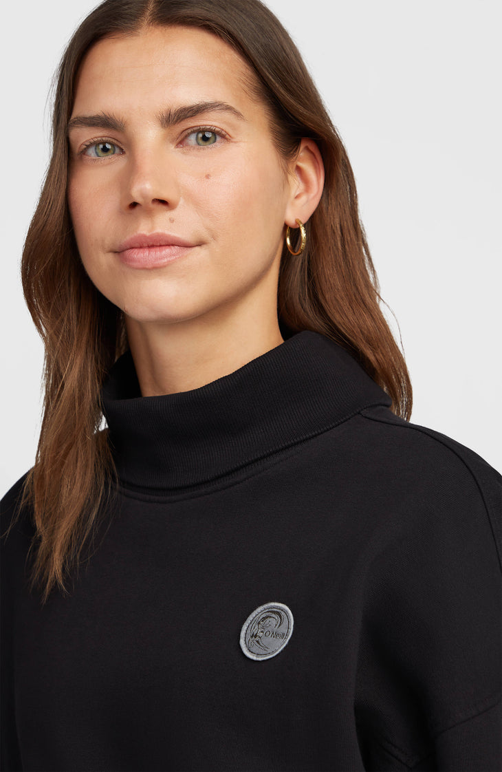 O'Riginals Crew Sweatshirt mit hohem Kragen | Black Out