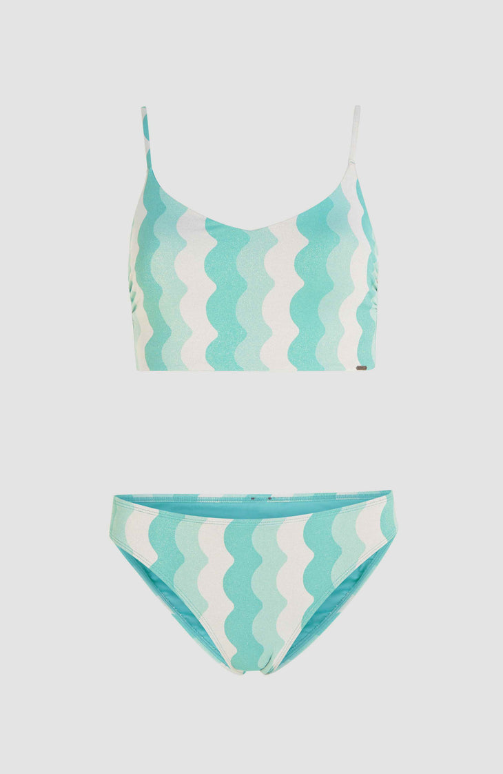 O'Neill Beach Vintage Midles Rita Bikini-Set | Blue Big Waves
