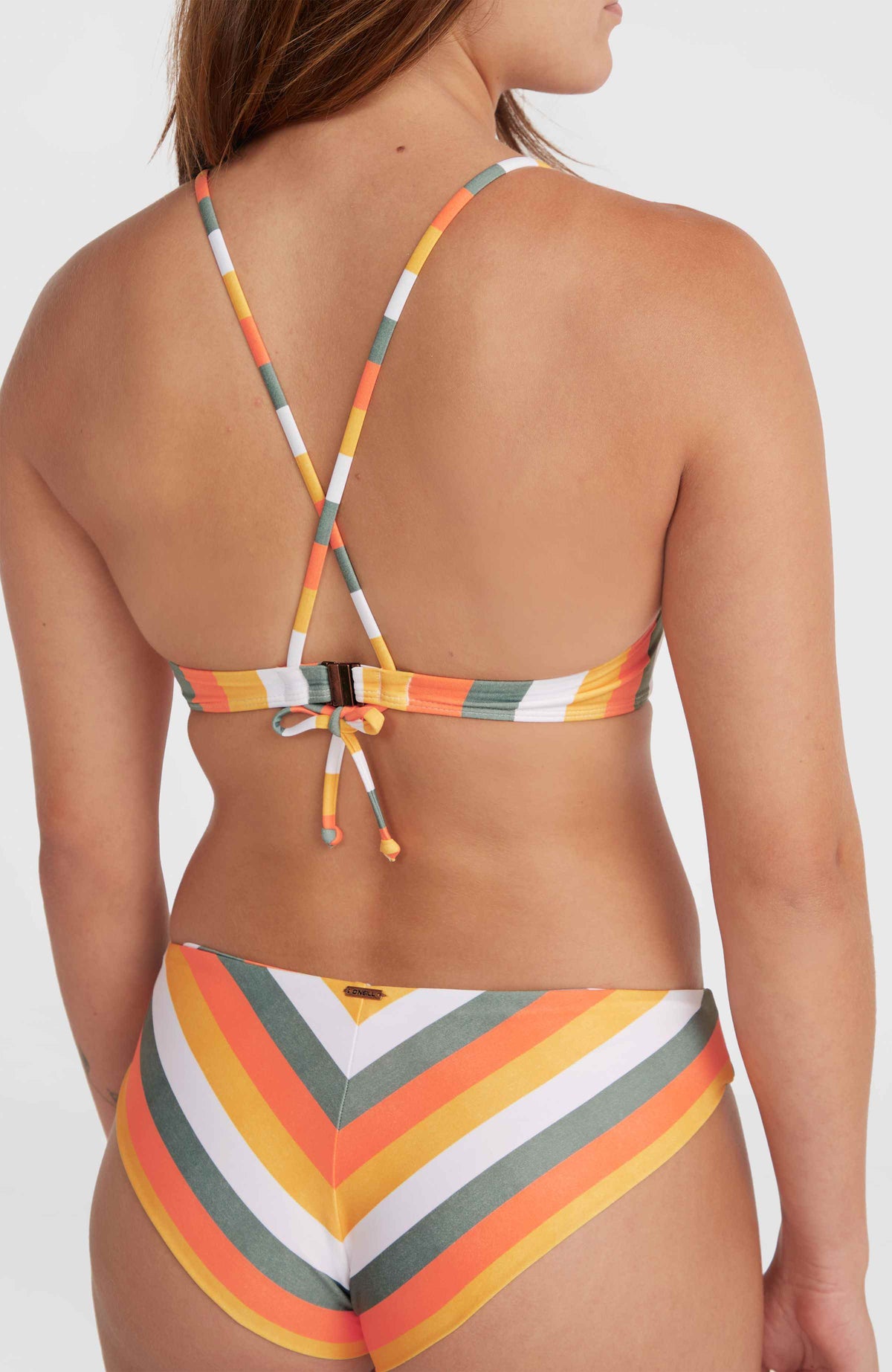 Baay Maoi Bikini-Set | Orange Multistripe