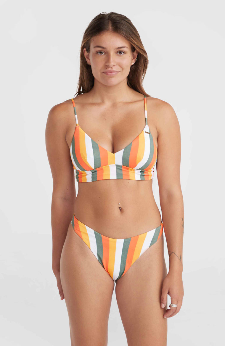 Wave Skye Bikini-Set | Orange Multistripe Wave Skye Bikini-Set | Orange Multistripe