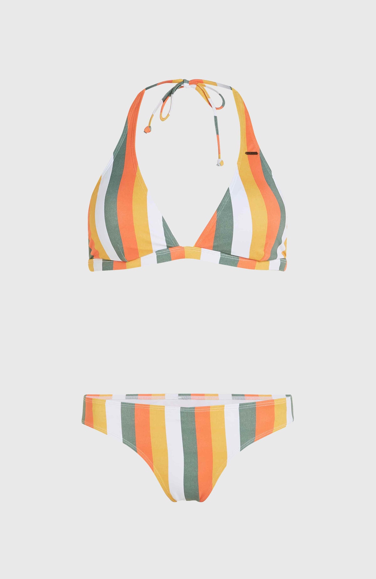 Marga Rita Bikini-Set | Orange Multistripe