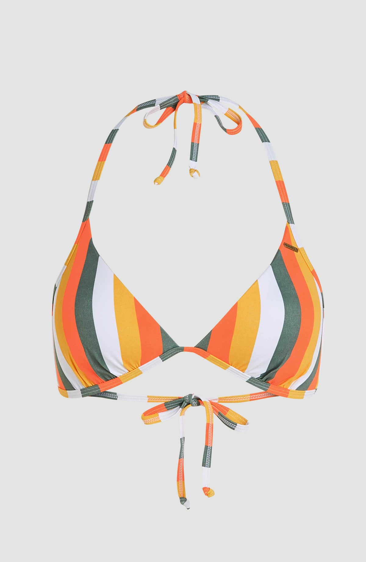 Sao Bikini-Oberteil | Orange Multistripe