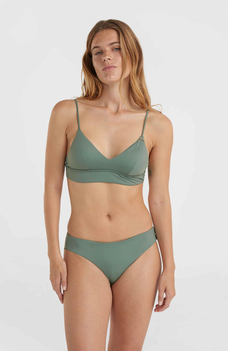 Wave Crop Bikini-Oberteil | Lily Pad