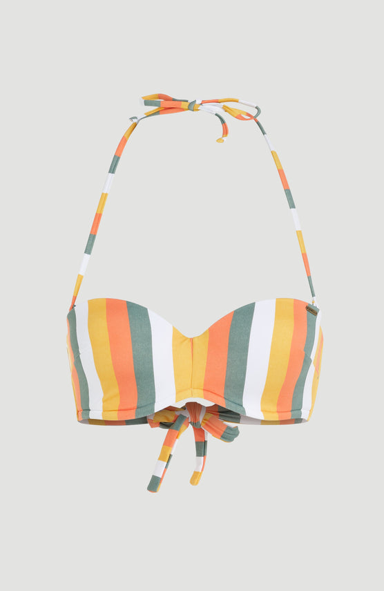 Havaa Bikini-Oberteil | Orange Multistripe