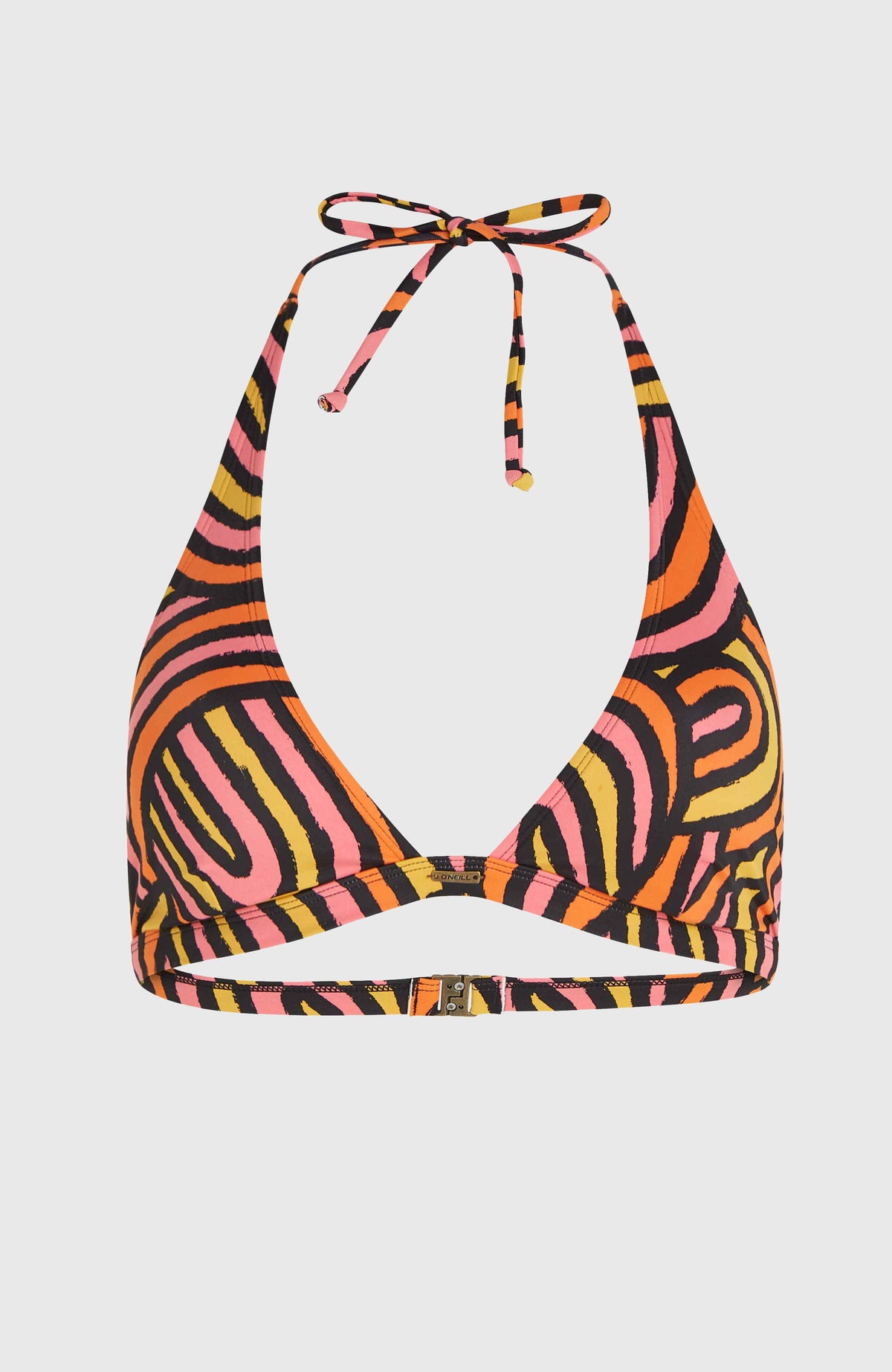 Marga Bikini-Oberteil | Orange Rainbow Stripe