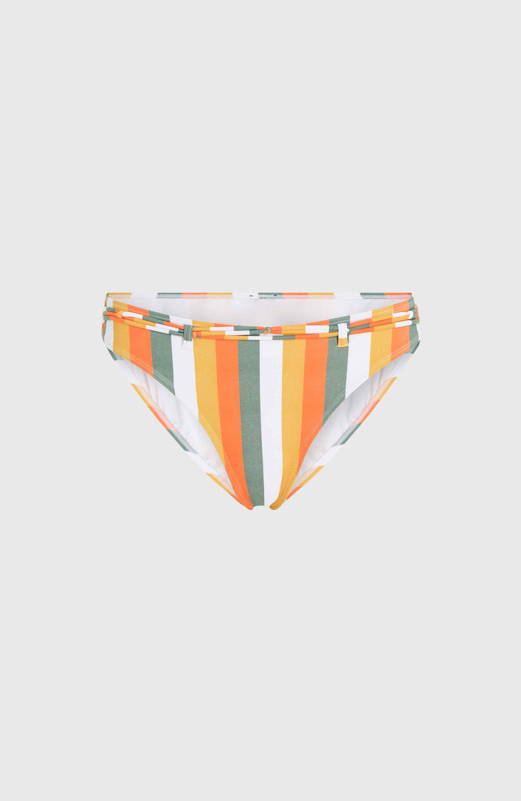 Cruz Bikinihose | Orange Multistripe