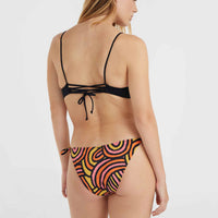 Bondey Bikinihose | Orange Rainbow Stripe